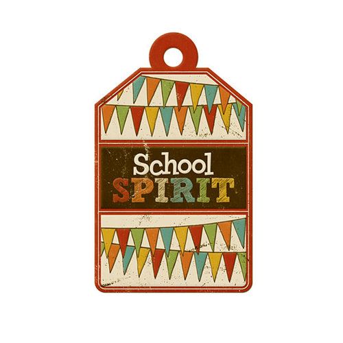 We R Memory Keepers - Hall Pass - Die Cut Tag - School Spirit